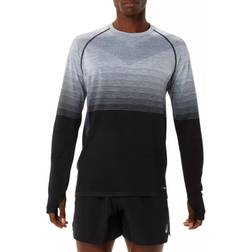 Asics Seamless Longsleeve Top - Black/Carrier Grey