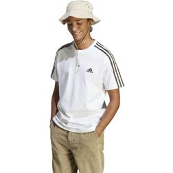 Adidas Essentials Freizeitshirt Herren 001A white/olistr