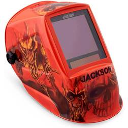 Jackson Jackson Safety Auto Darkening Welding Helmet Hellfire Graphics Variable Shade