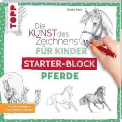 Die Kunst des Zeichnens für Kinder Starter-Block Pferde