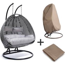 Home Deluxe Polyrattan Hängesessel TWIN