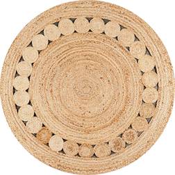 Jonathan Y RNF101A-8R Dahlia Round Jute Natural 96"