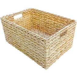 RED HAMPER Water Hyacinth Storage Basket