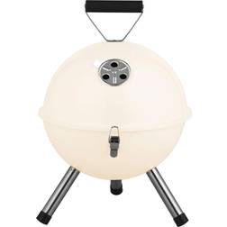 Activa Kugelgrill Tischgrill Mallorca, Creme, Holzkohlegrill