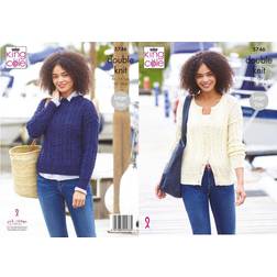 King Cole Sweater and Cardigan Cottonsmooth DK 5746