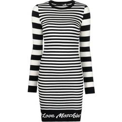 Love Moschino Sort Polyamide Dress Black IT38/XS-XS