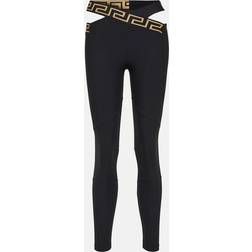 Versace Leggings Greca Schwarz