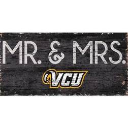 Fan Creations VCU Mr. & Mrs. Sign Framed Art