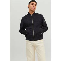 Jack & Jones Jjerocky Faux Suede Bomber Noos NEGRO