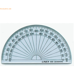 Linex 903 180 Grad 10cm transparent Winkelmesser