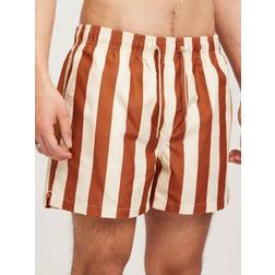 Selected Printede Badeshorts Beige