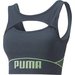 Puma Formknit Seamless Fashion Bra Dark Night-fizzy Lime