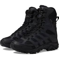 Merrell men's moab black waterproof 8" zip tactical boots