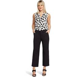 NYDJ Women's Marilyn Straight Ankle Pants Black Black