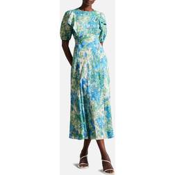 Ted Baker Mayyia Floral-Print Crepe Midi Dress