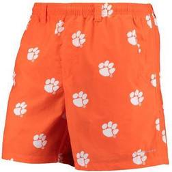 Columbia Men's Orange Clemson Tigers PFG Backcast II Omni-Shade Hybrid Shorts