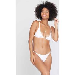 L*Space Ribbed Millie Bikini Top White