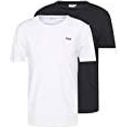 Fila kurzarmshirt brod tee double pack black-bright white