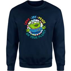 Disney Love, Joy, Peace Christmas Jumper Navy Navy