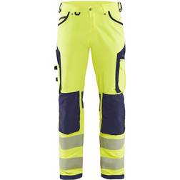 Blåkläder arbejdsbukser full stretch, Hi-vis Gul/marineblå