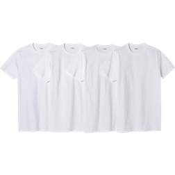 Goodfellow & Co Men's Short Sleeve Crew-Neck T-shirt 4-pack - White