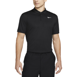 NIKE Men's Court Dri-FIT Tennis Polo Shirt - Black/White