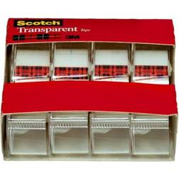 Scotch Transparent Tape 3/4" x 275" 4pcs