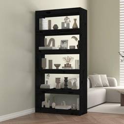 vidaXL 80x30x167,4 massivt Bogreol