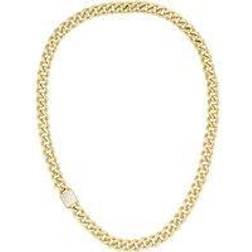 HUGO BOSS Yellow Gold Tone Necklace