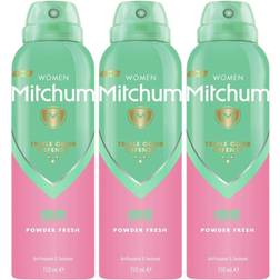 Mitchum 48h Protection Powder Fresh Deo Spray 150ml 3-pack