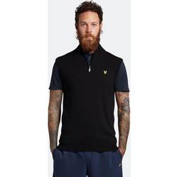 Lyle & Scott Stickad Golfväst Svart