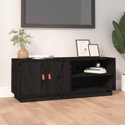 vidaXL 105x34x40 massivt TV-bord