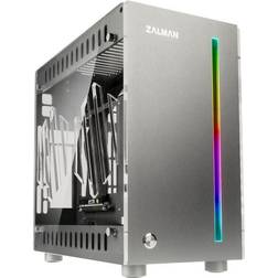 Zalman z-machine 300 aluminium mini-itx case silver window