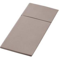 Duni letto bestikserviet 1/8 fold 48x40cm airlaid greige