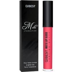 Aquarius Bright Pink QIBEST Make Up Matt Lip Gloss & Lip Liner