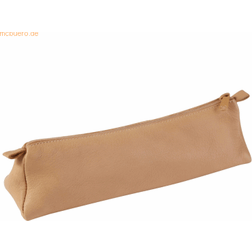 Clairefontaine Schlamper-Etui, trapezförmig, Naturleder
