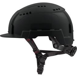 Milwaukee Black Front Brim Vented Helmet with BOLT Class
