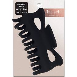 Kitsch Eco-Friendly Large Claw Clip Made from Recycled Materials Black