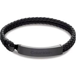 Calvin Klein Mens Brown Braided Bracelet