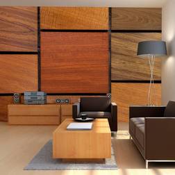 Artgeist Fototapet Wooden cubes 250 x 175 cm