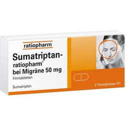 Sumatriptan-ratiopharm bei Migräne 50mg Filmtabletten 2