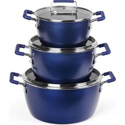 Granitestone Classic Cookware Set with lid 6 Parts