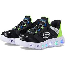 Skechers Boy's Junior Hypno Flash Trainers - Black