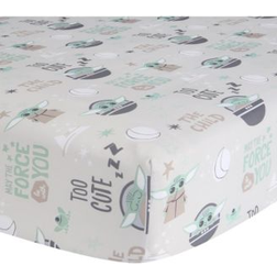 Lambs & Ivy Star Wars Cozy Friends Baby Yoda/Grogu Fitted Crib Sheet