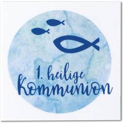 Rayher Wachsmotiv Watercolor- Heilige Kommunion, hellblau