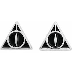 The Carat Shop Harry Potter Deathly Hallows Silver Plated Stud Earrings