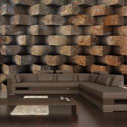 Artgeist Fototapet Brick braid 400 x 280 cm