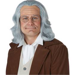 California Costumes Benjamin Franklin Adult Wig