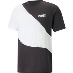 Puma POWER Cat T-Shirt Herren, Schwarz, Größe: 3XL, Kleidung