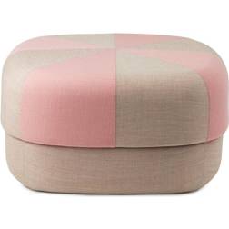 Normann Copenhagen Circus Pouf Duo Large Rose Sittepuff